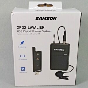 Samson XPD2 Lavalier USB Digital Wireless System SWXPD2BLM8 New In Box